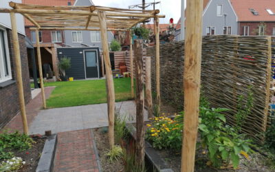 Wilgenschutting en Pergola Amsterdam Noord-Holland